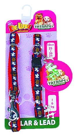 

Komplet obroża 1cm x 25-30cm i smycz 120cm