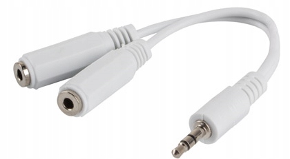 ADAPTER Mini JACK (M) STEREO(F) X2 10CM Lanberg