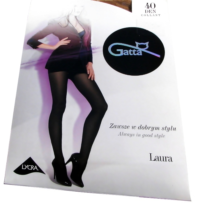 

Gatta Rajstopy Laura 40 Den Gruba Lycra r.-3