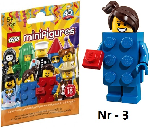 

Lego 71021 Minifigures Dziewczyna Klocek Lego Nr 3
