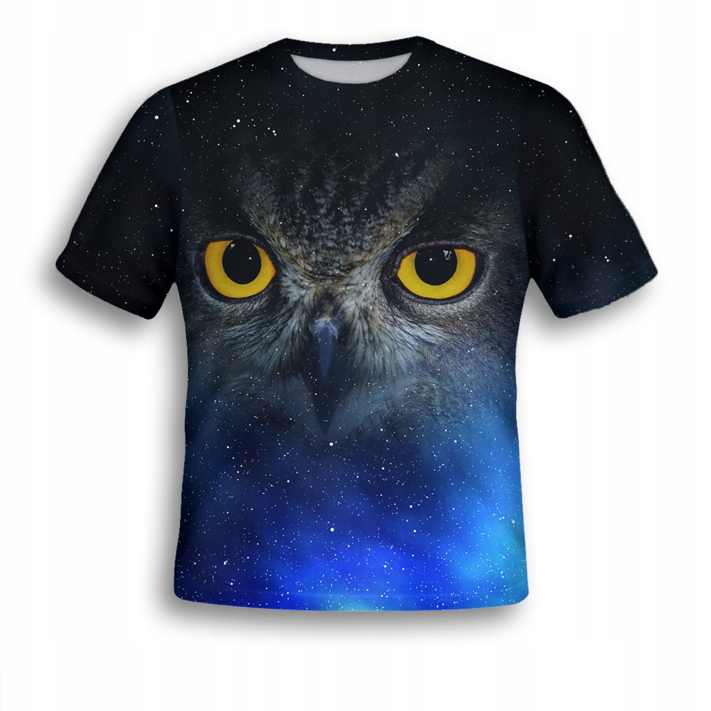 

Koszulka 3D T-shirt Sowa XL Modna Śmieszna Polska