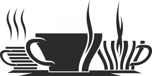 

Naklejka na ścianę Kuchnia Kawa filiżanki 50 cm