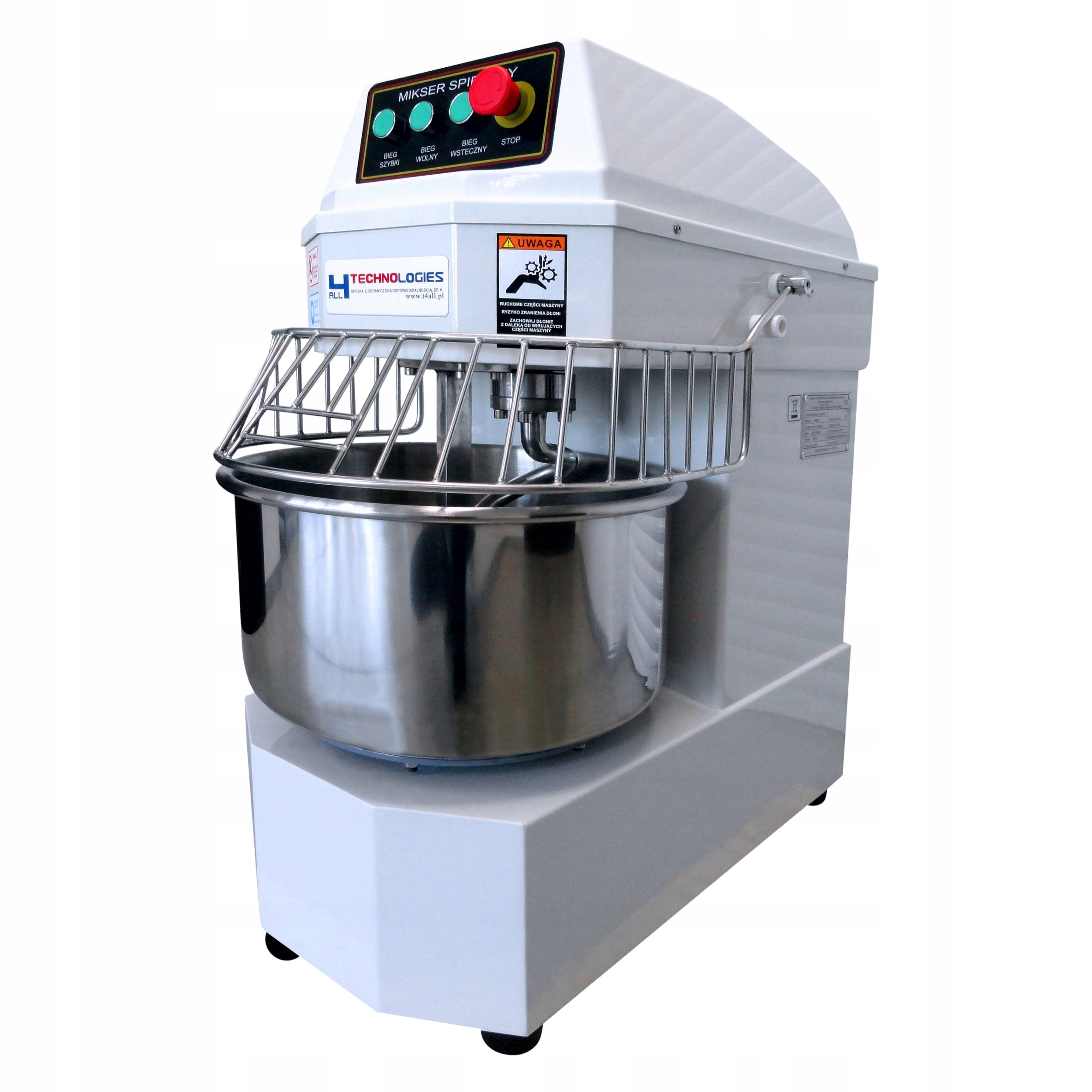 MIESZAŁKA SPIRALNA PROFESJONALNY MIKSER SPIRALNY 30L PIZZA CHLEB PIEROGI