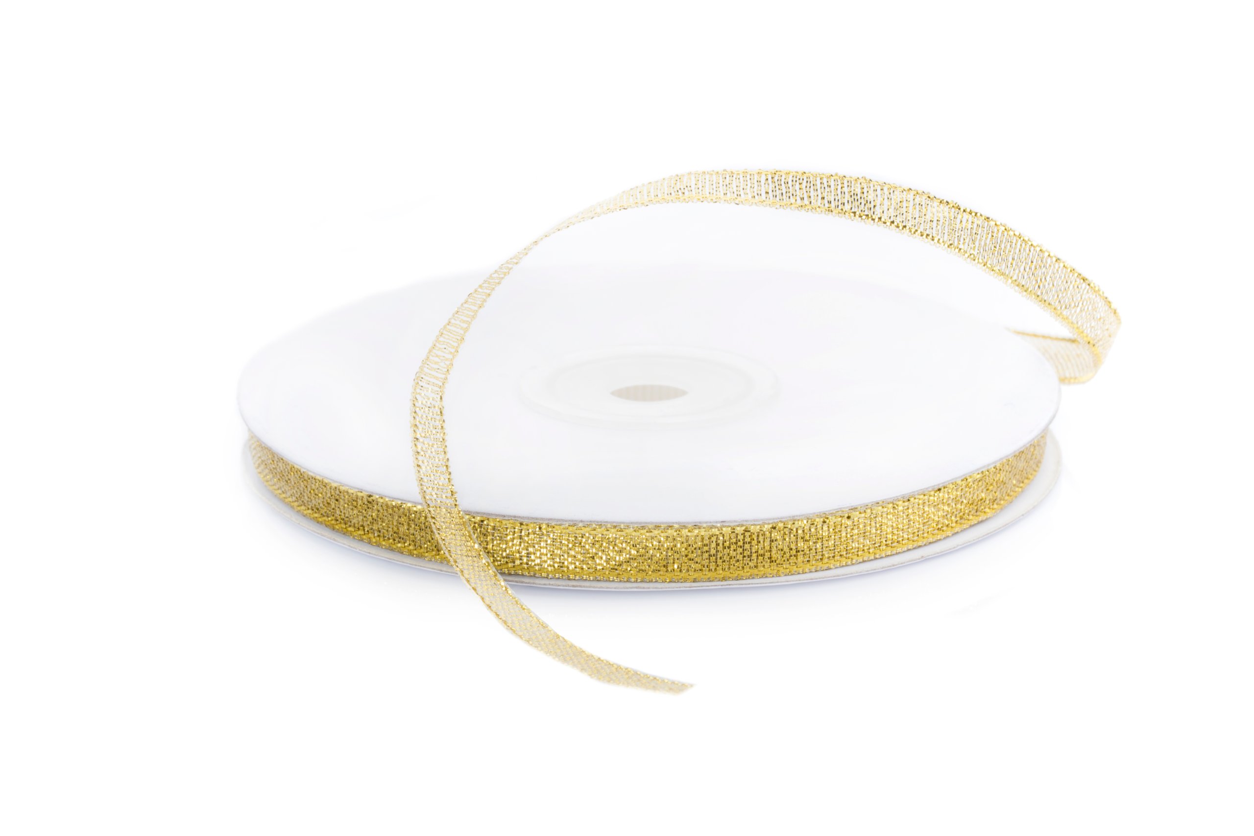 

Tasiemka Brokatowa Złota Wstążka 6mm 050