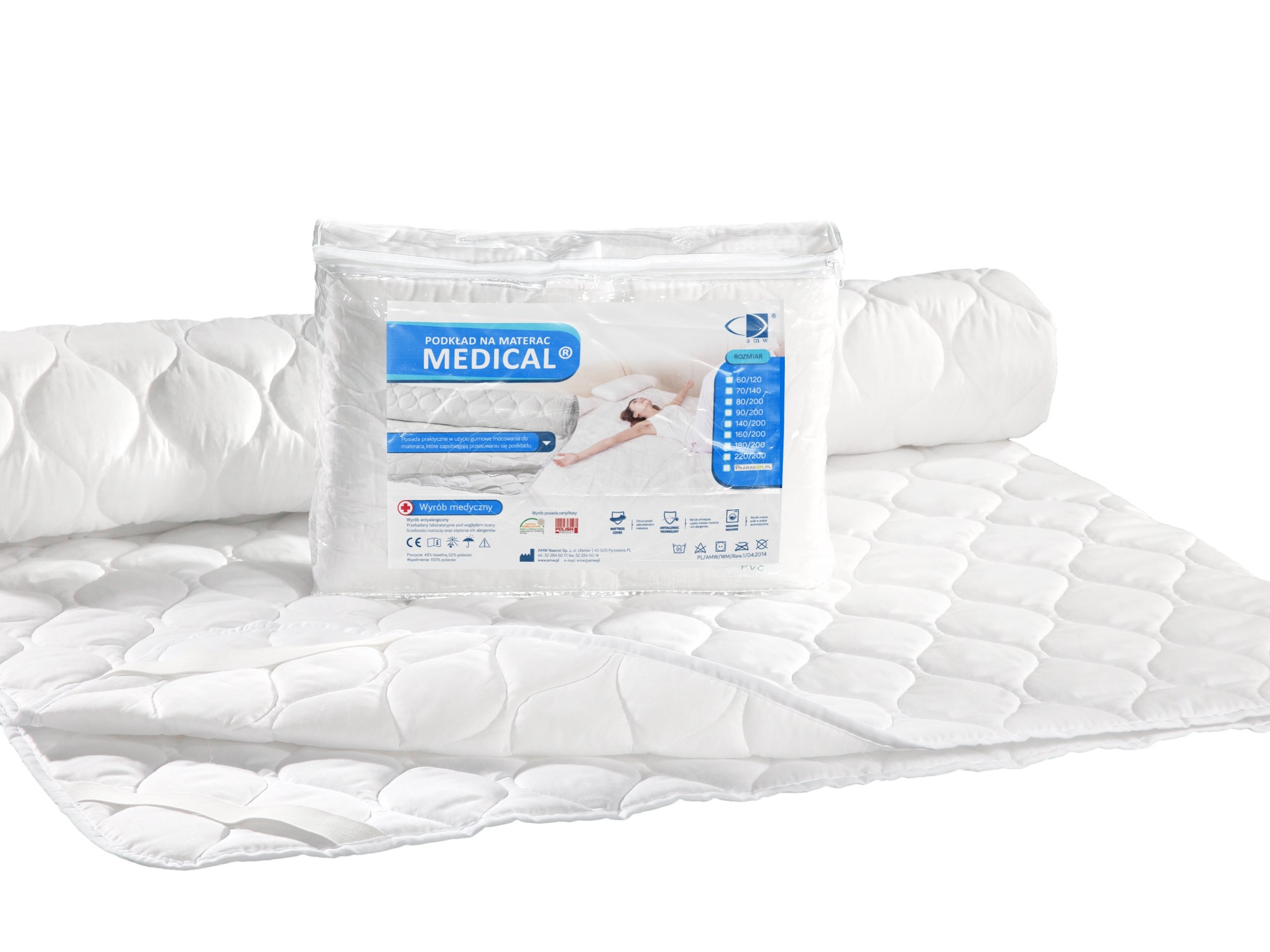 

Podkład ochronny na materac 80x160 Medical Amw
