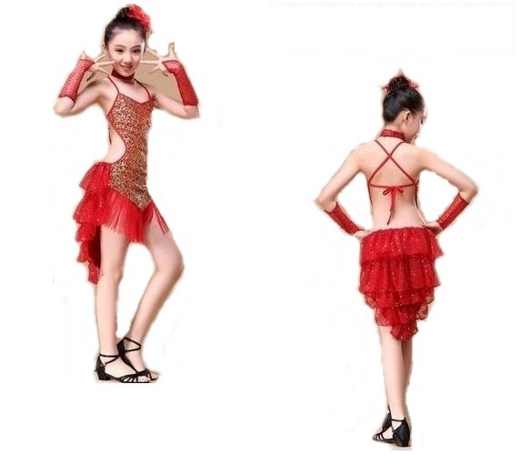 Sukienka Do Tańca Z Body Strój ROZ.122 128 T11