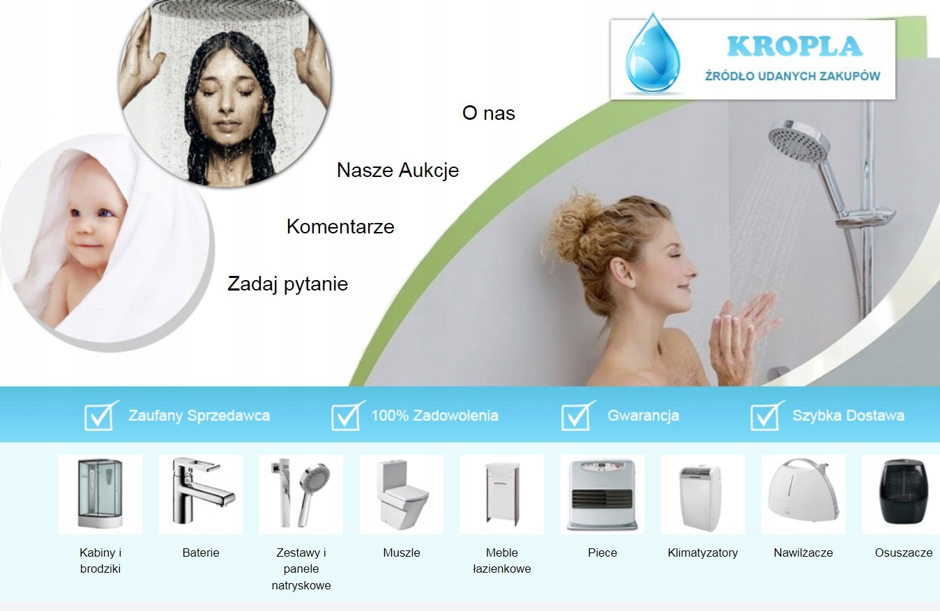 KABINA PRYSZNICOWA Z HYDROMASAŻEM 151x85 LEWA Marka Kerra