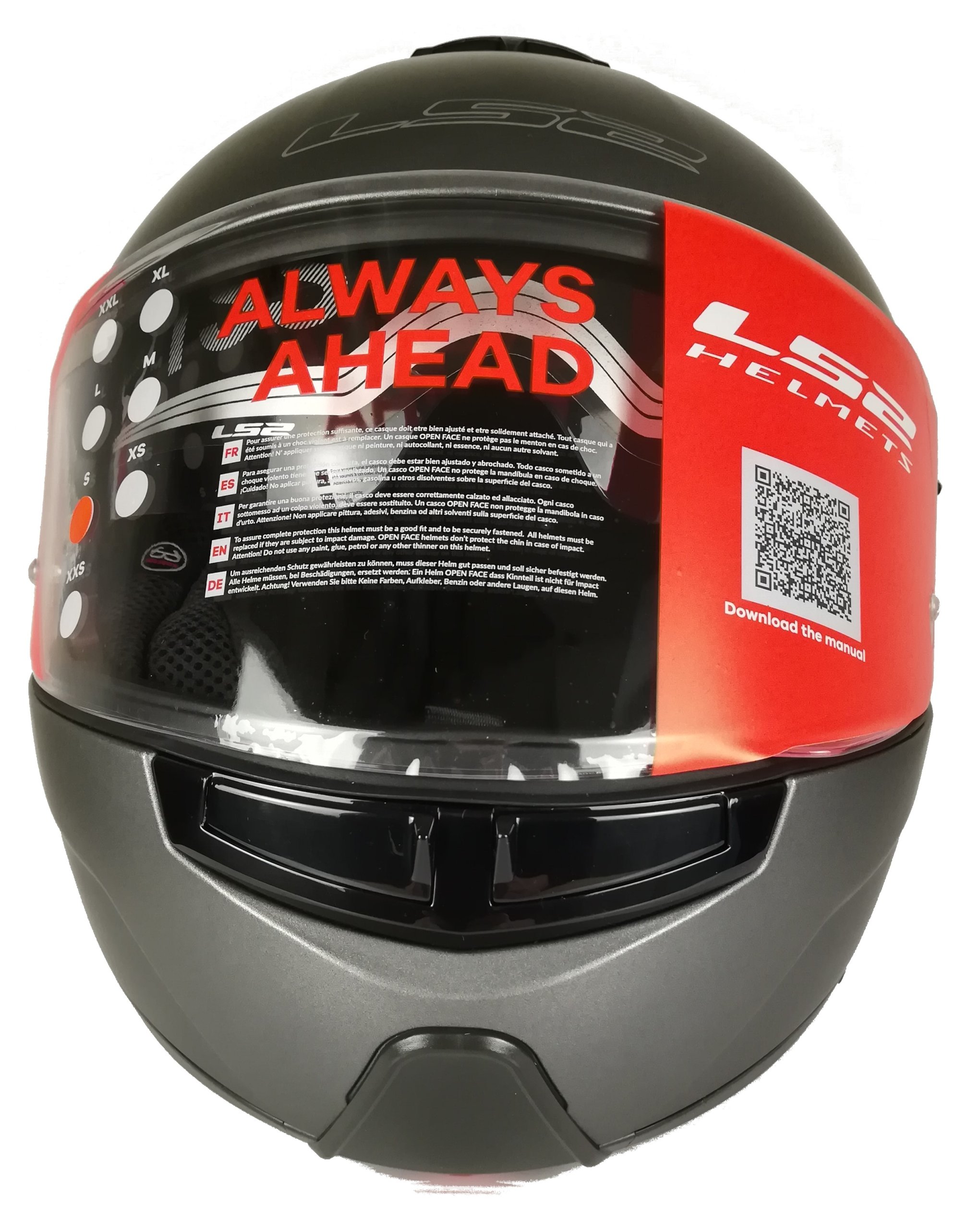 KASK SZCZĘKOWY LS2 FF325 STROBE TITAN ROZ. M 57-58 cm Stan opakowania oryginalne