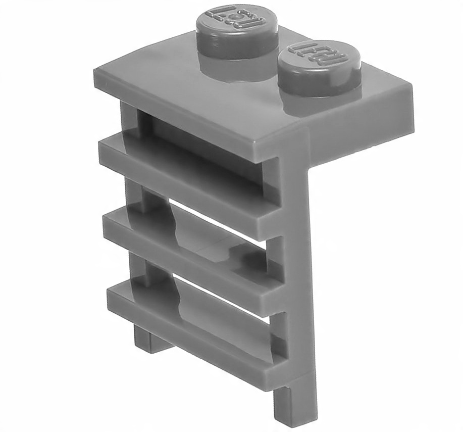 

Lego Płytka z drabinką 1x2 4175 szara ciemna