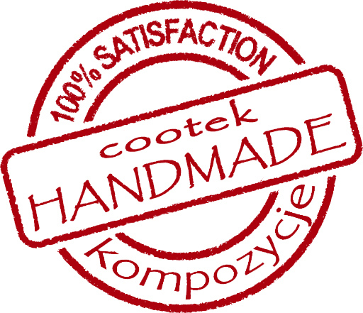 Storczyk w kwadracie 85x50 cm Wysokość 85 cm