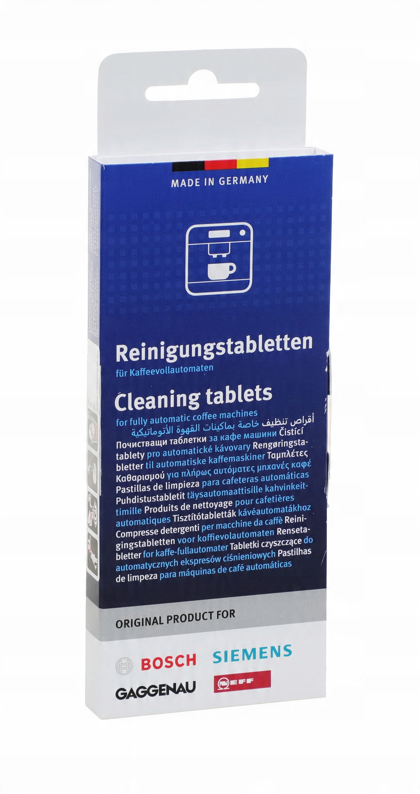 

10x Tabletki Czyszczące Ekspresów Bosch Siemens