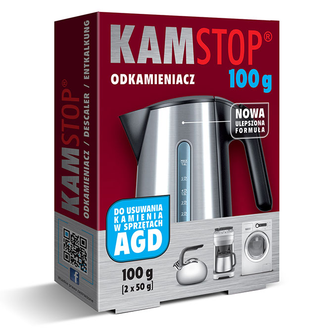 

Odkamieniacz Kamstop- Czajnik Ekspres Pralka 100g