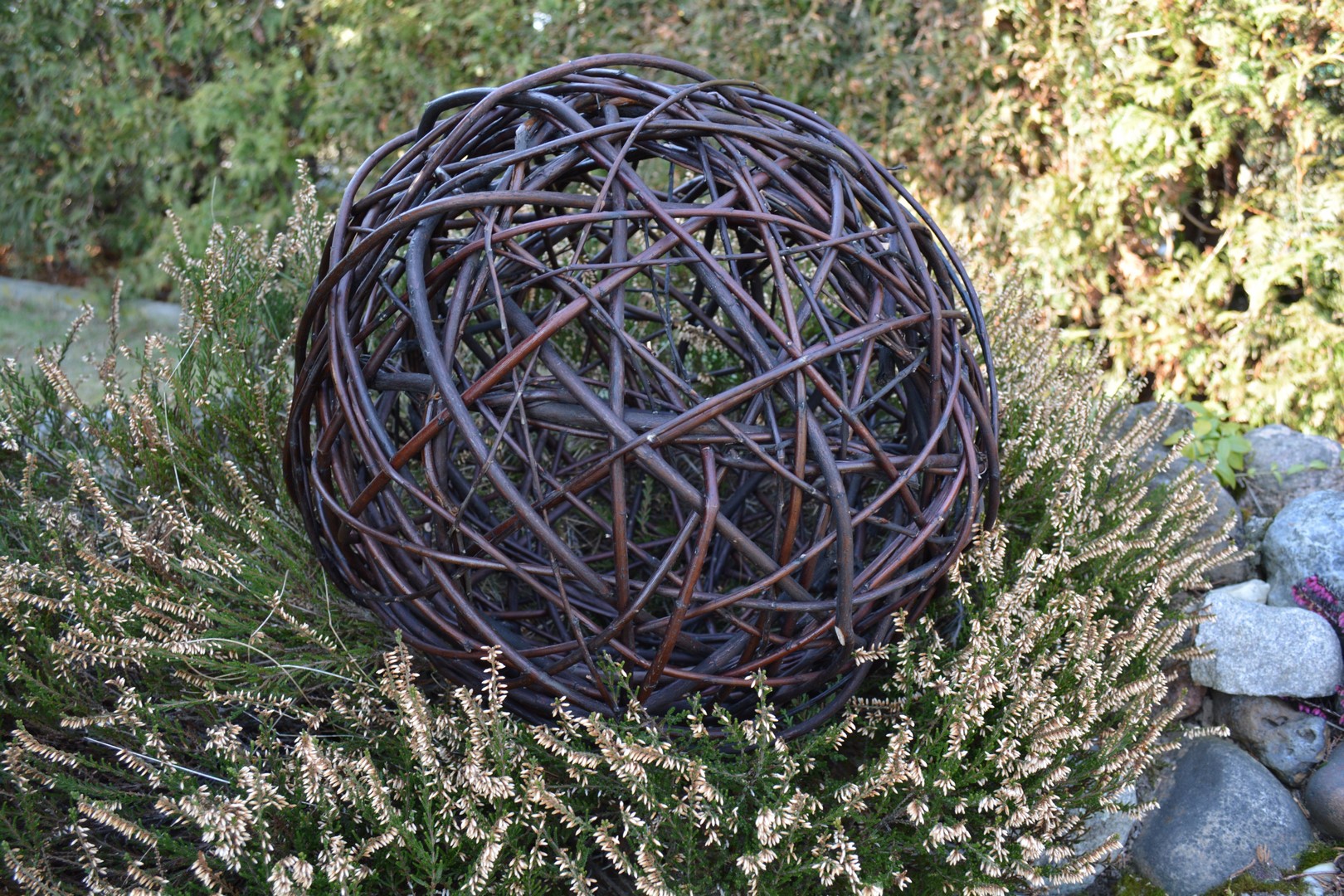 KOMPLET 3 KULE WIKLINOWE - DEKORACJE OGRODOWE Typ wiklina ogrodowa