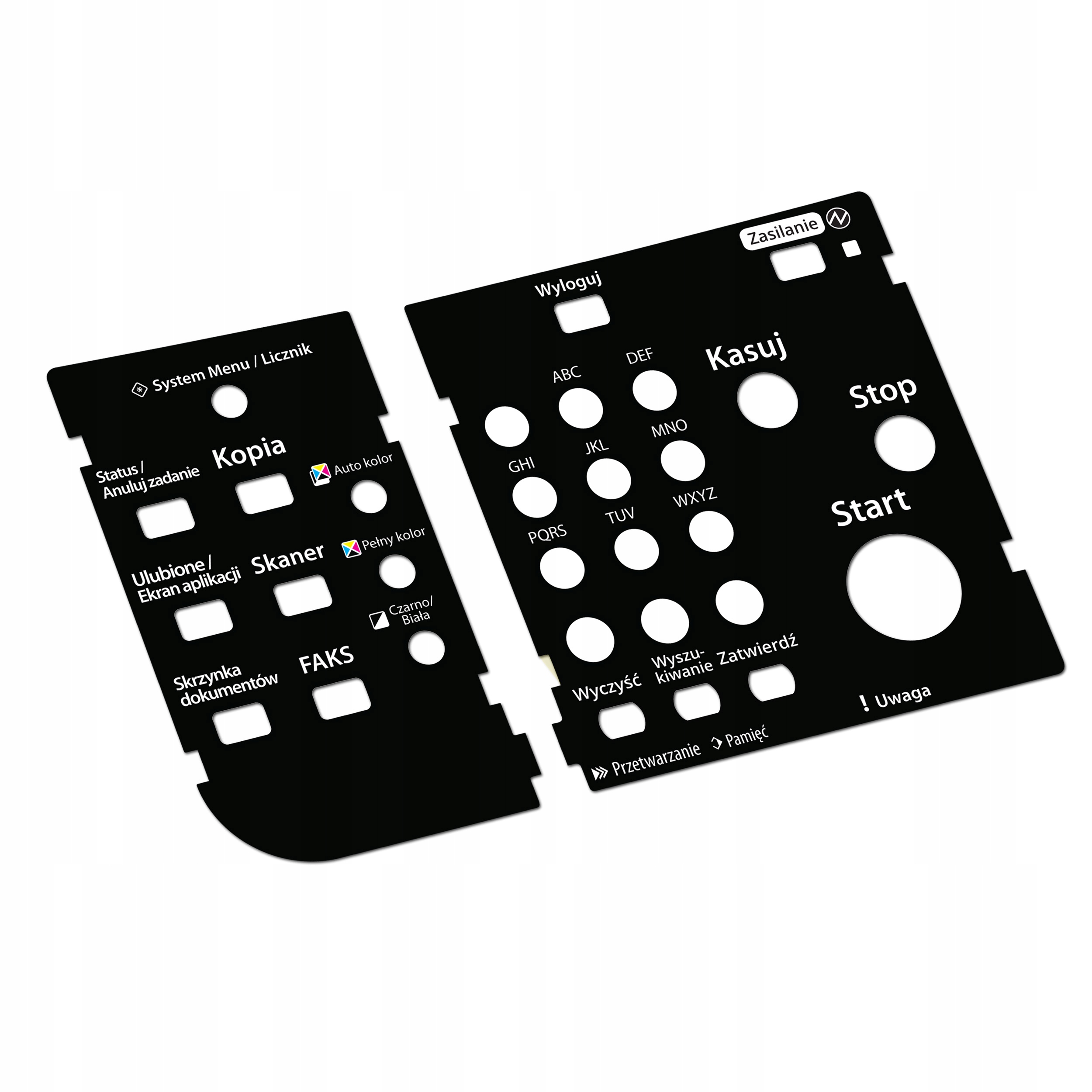 KYOCERA TaskAlfa 265Ci UTAX/TA Naklejka na panel