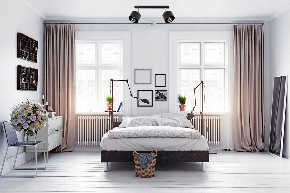 LAMPA WISZĄCA SUFITOWA ŻYRANDOL PLAFON METALOWA Kolor biały czarny