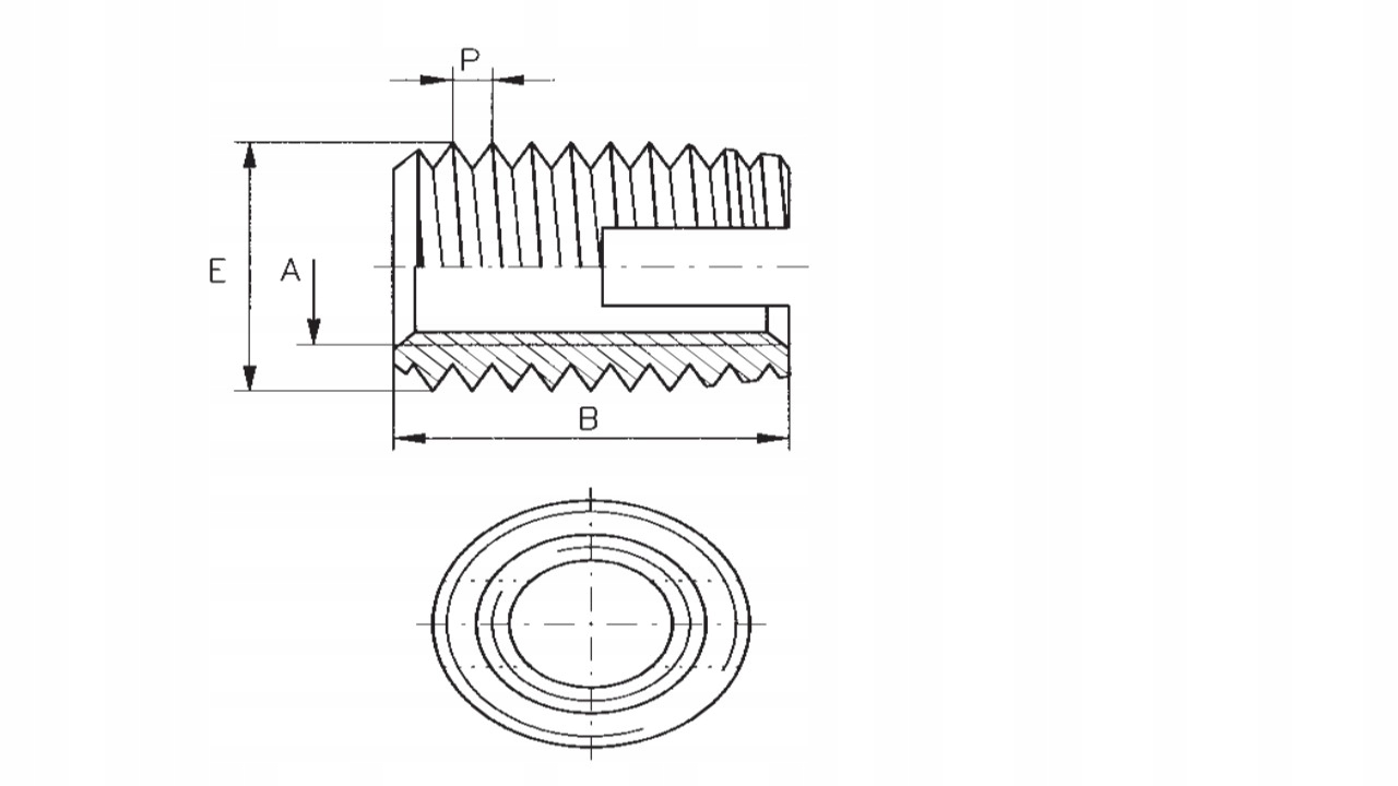 Tulejki zerwany napraw gwint M8 x 1,25 MOSIĄDZ Marka inna