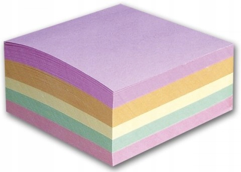 

Kostka kolorowa klejona 85x85mm