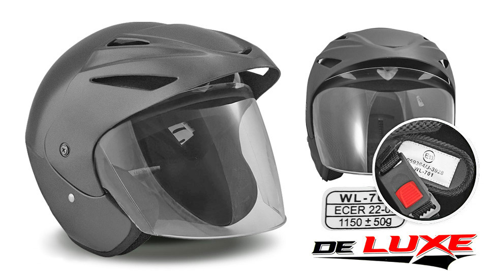 KASK WL701 SZYBKA SKUTER HOMOLOGACJA BLACK MAT XS Manufacturer catalog number WL701