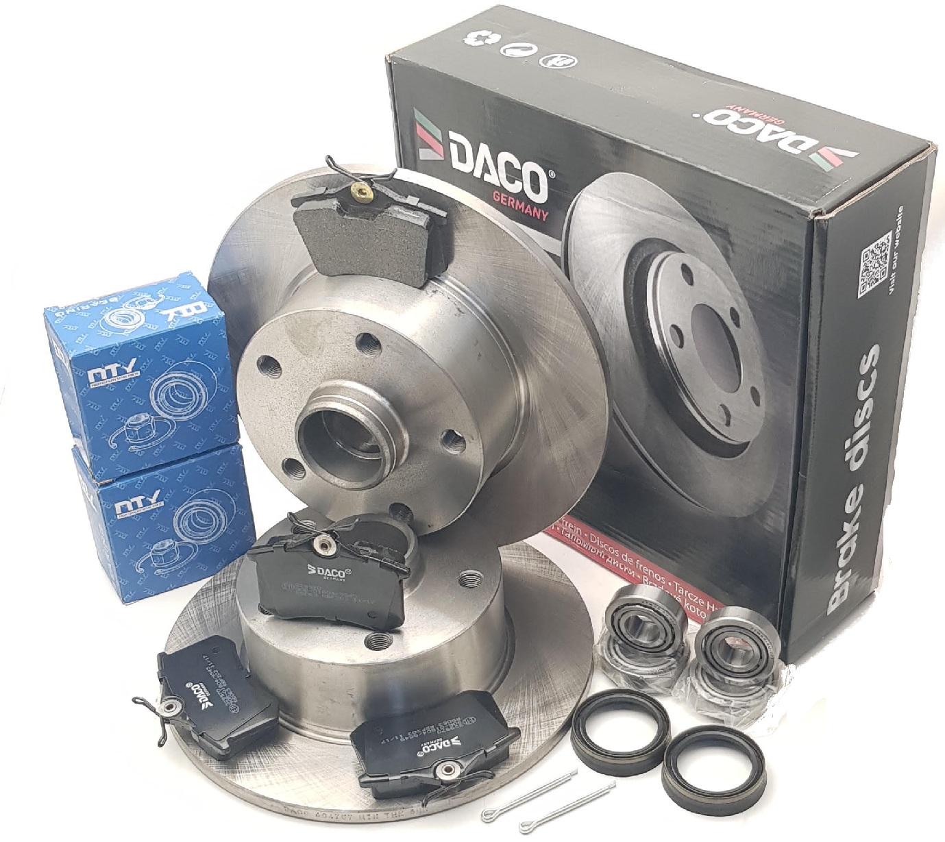 AUDI A4 B5 95 01 TARCZE KLOCKI LOZYSKO TYL GERMANY