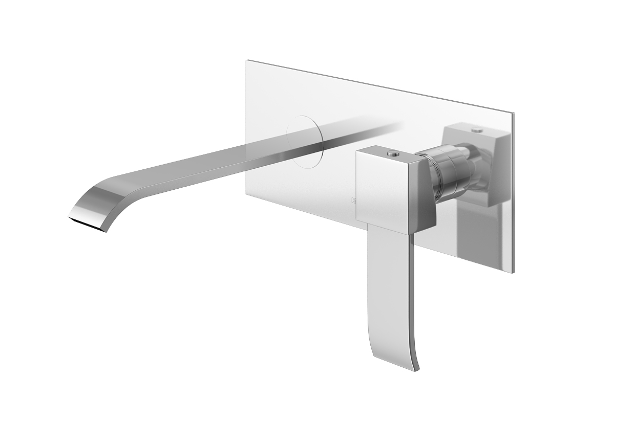 Podomietková umývadlová batéria Kohlman Axis chróm QW185N-17cm