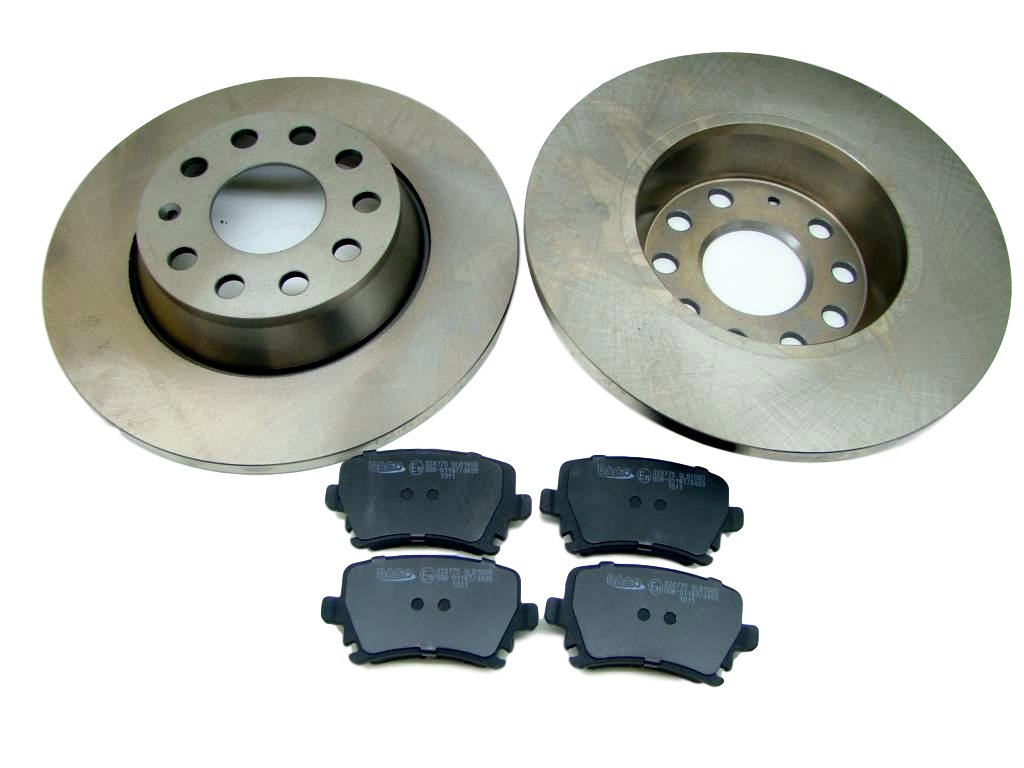 004786 024775 - = Диски + колодки сзади A3 GOLF VI PASSAT B6 TIGUAN=