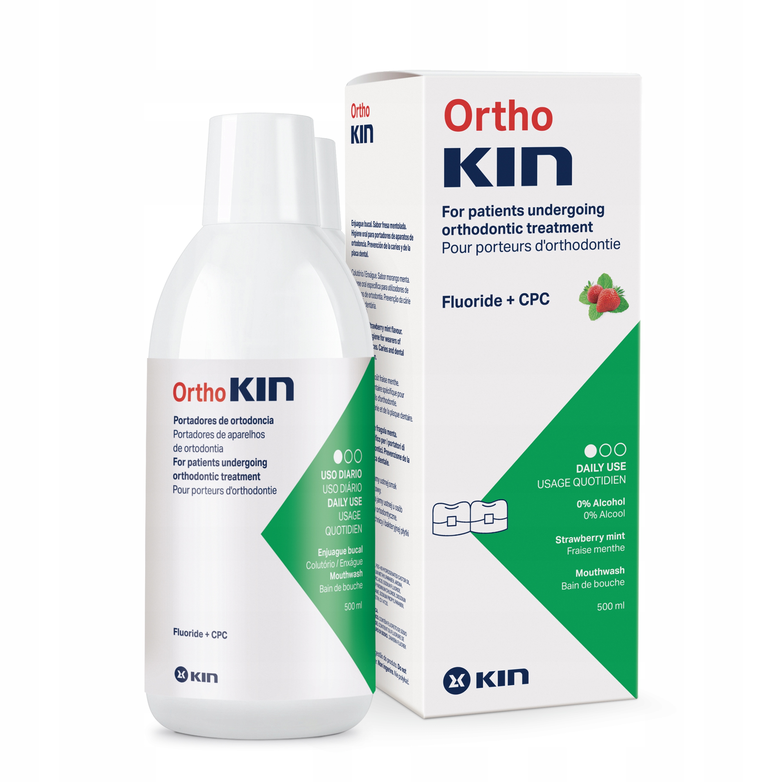 

Orthokin Płyn Ortodontyczny 500 ml Truskawka Mięta