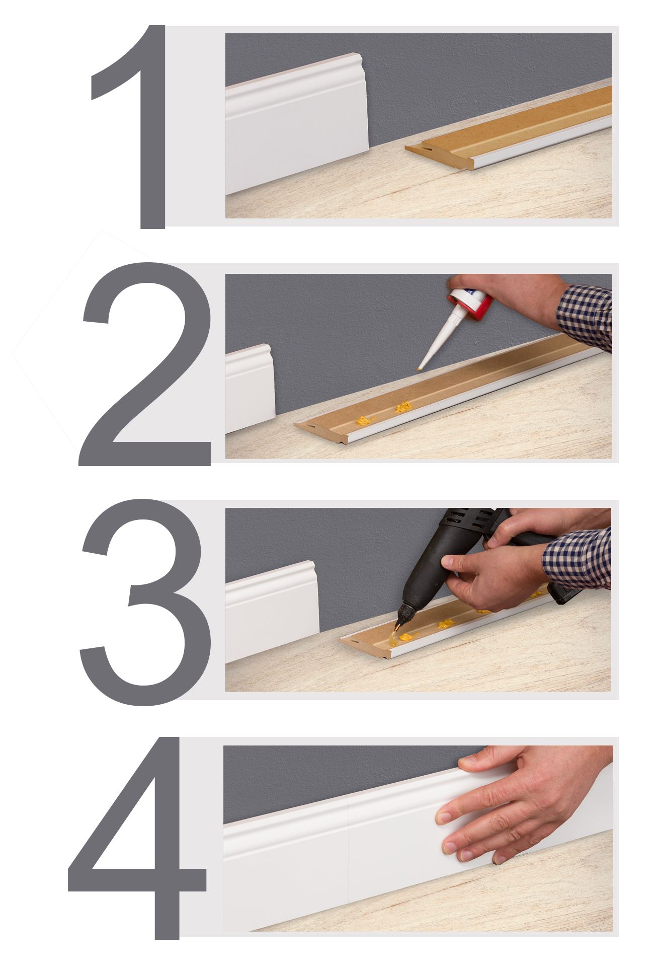 80x16 mm LISTWA PRZYPODŁOGOWA CZARNA MDF DEKORACYJNA COKÓŁ PROMIEŃ R2 Długość 100 cm