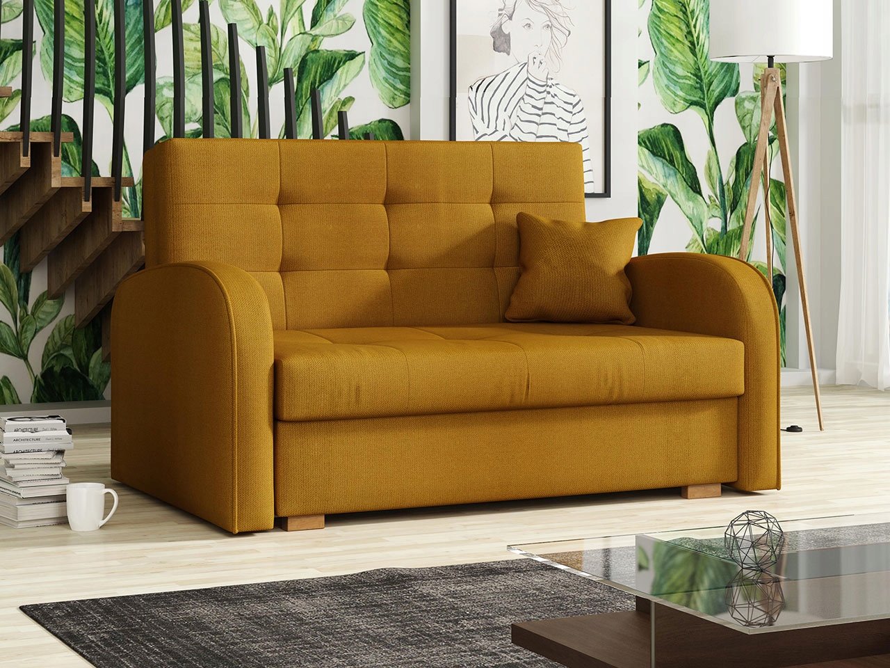 

Kanapa dwuosobowa Viva Gold II sofa rozkładana