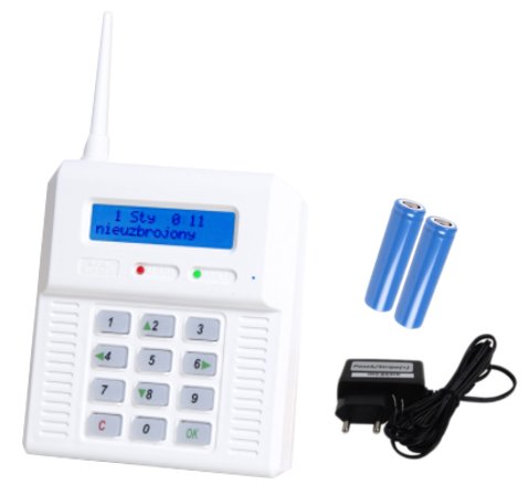ELMES SYSTEM BEZPRZEWODOWY 4 CZUJKI GSM ALARM Marka Elmes