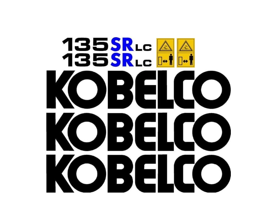 Samolepky samolepící Kobelco 135 Sr LC