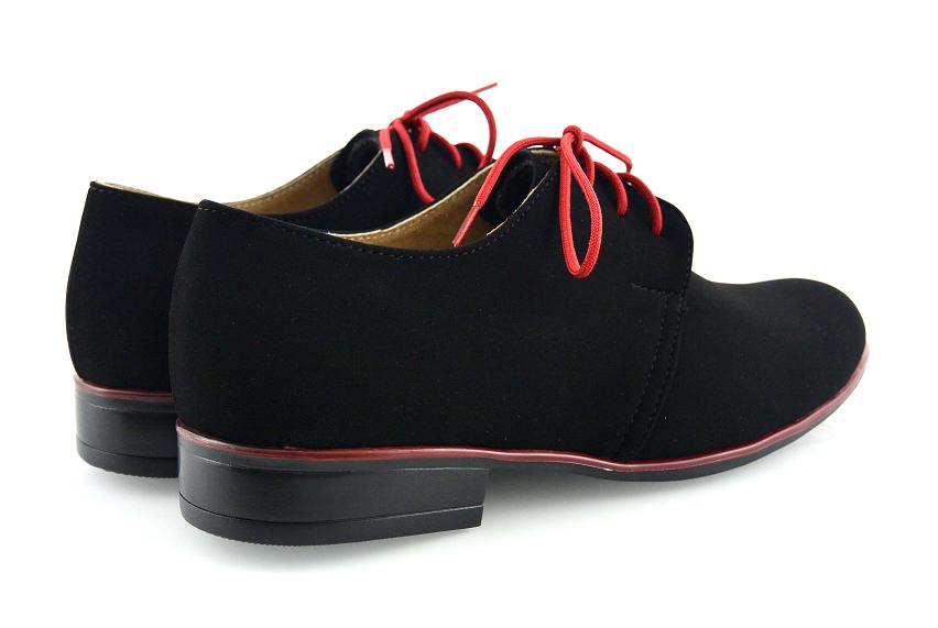 POLSKIE CZARNE mokasyny półbuty wizytowe r.25 Rozmiar 25