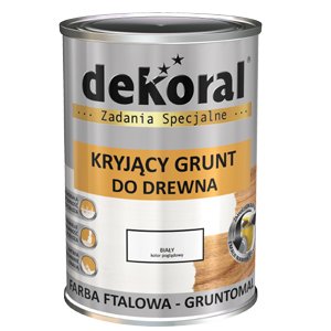

Gruntomal 0,9l Farba Grunt do drewna Biały Dekoral