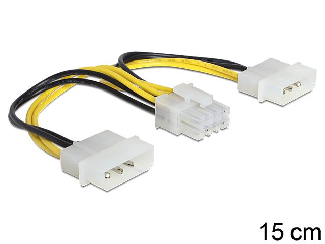 

Adapter Do Płyty Głównej Molex 8 pin Eps Cpu Power