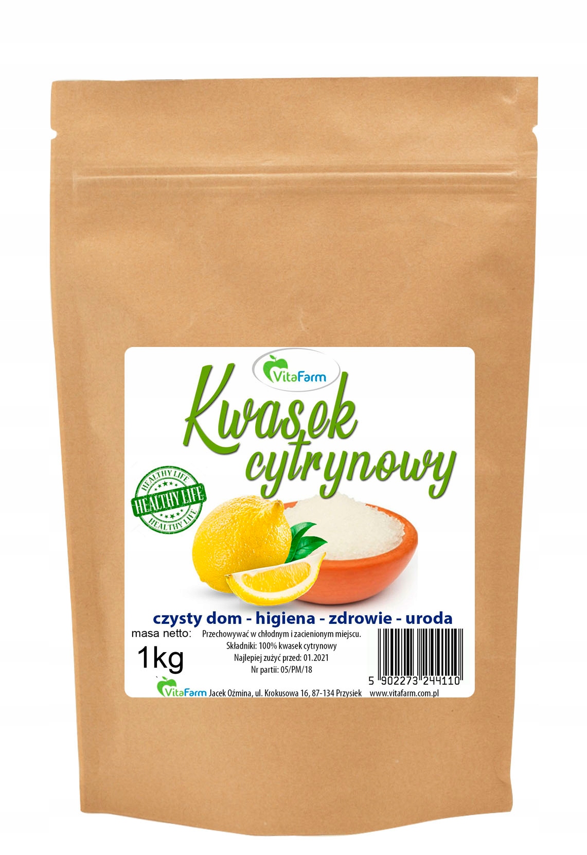 Kwasek Cytrynowy Spozywczy 1kg 7680124970 Allegro Pl