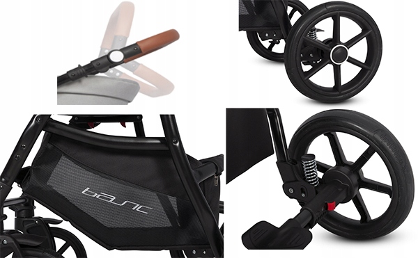 WÓZEK RIKO BASIC 3W1 FOTELIK DODATKI PASTEL MIĘTA Model basic