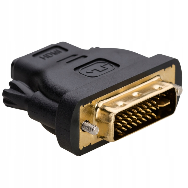 

Adapter / Przejściówka DVI-I M (24+5) na Hdmi F