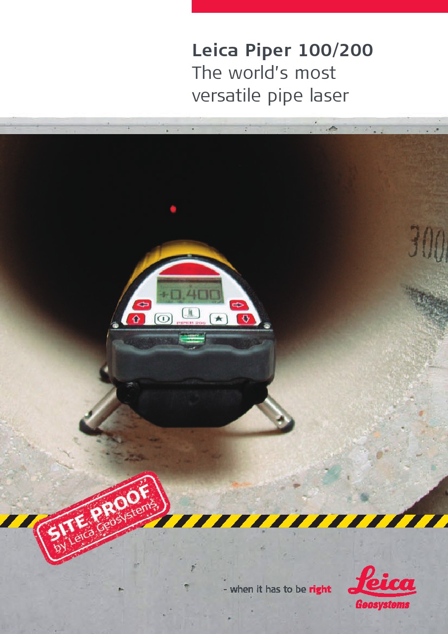 LASER RUROWY LEICA PIPER 200 ZESTAW WALIZKA WAWA EAN (GTIN) 7640110693940