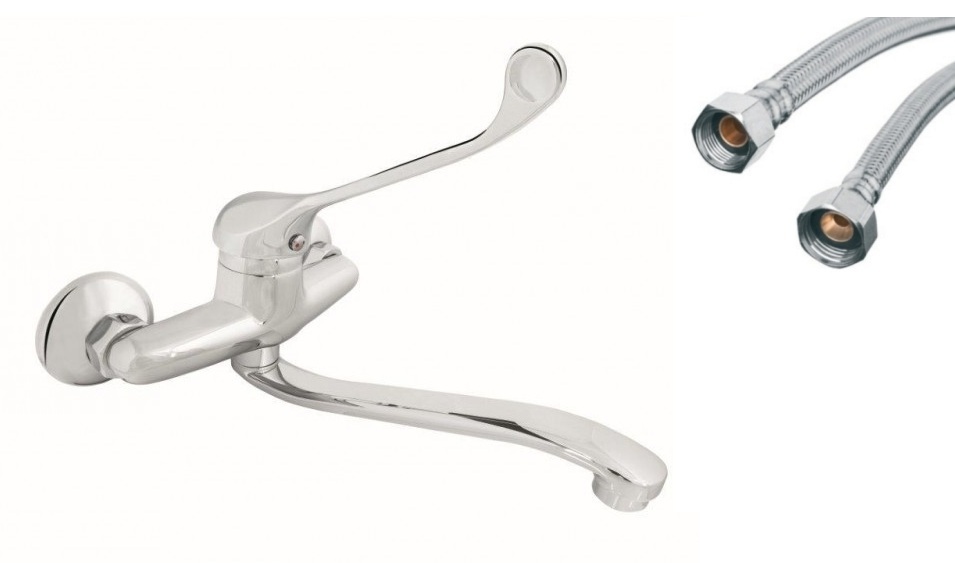 Lékařská Nástěnná Umyvadlová Baterie Atestovaná hadičky sada