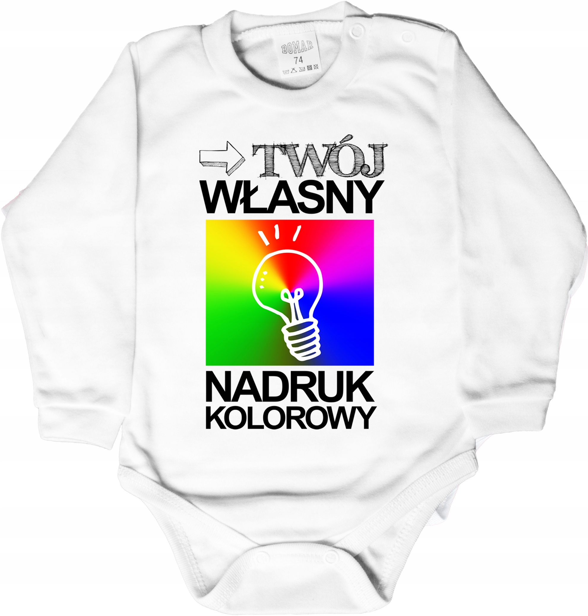 

Białe Body z Własną Grafiką zdjęciem r. 86