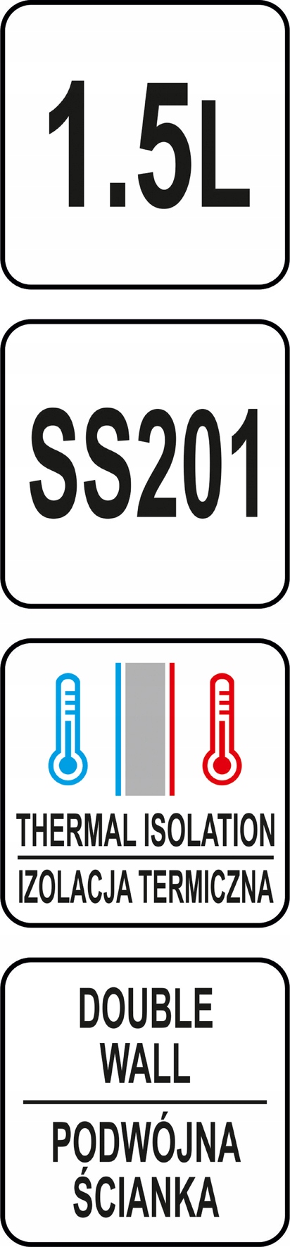 TERMOS STOŁOWY CATERINGOWY DZBANEK Z KLAPKĄ 1,5L Rodzaj termos na napoje