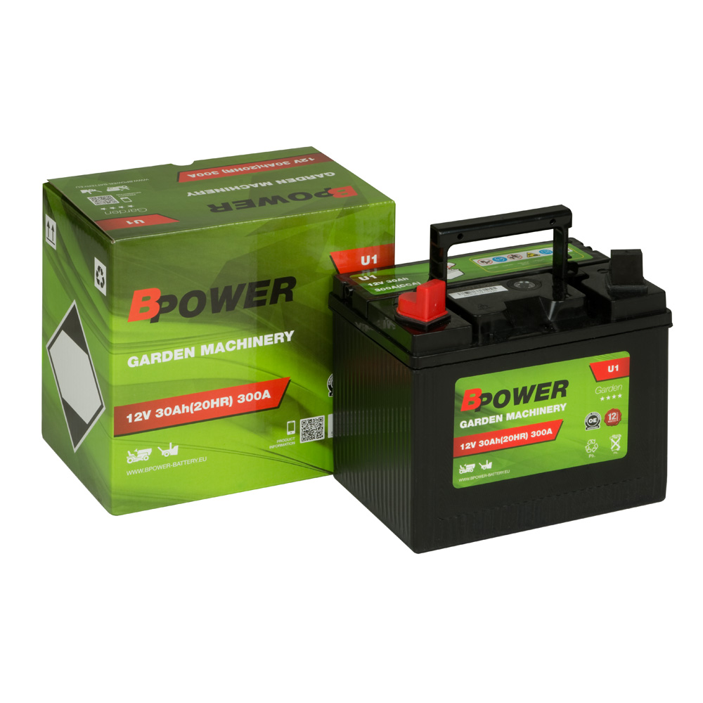 

Akumulator BPower Garden U1 30Ah 300A Do Kosiarki