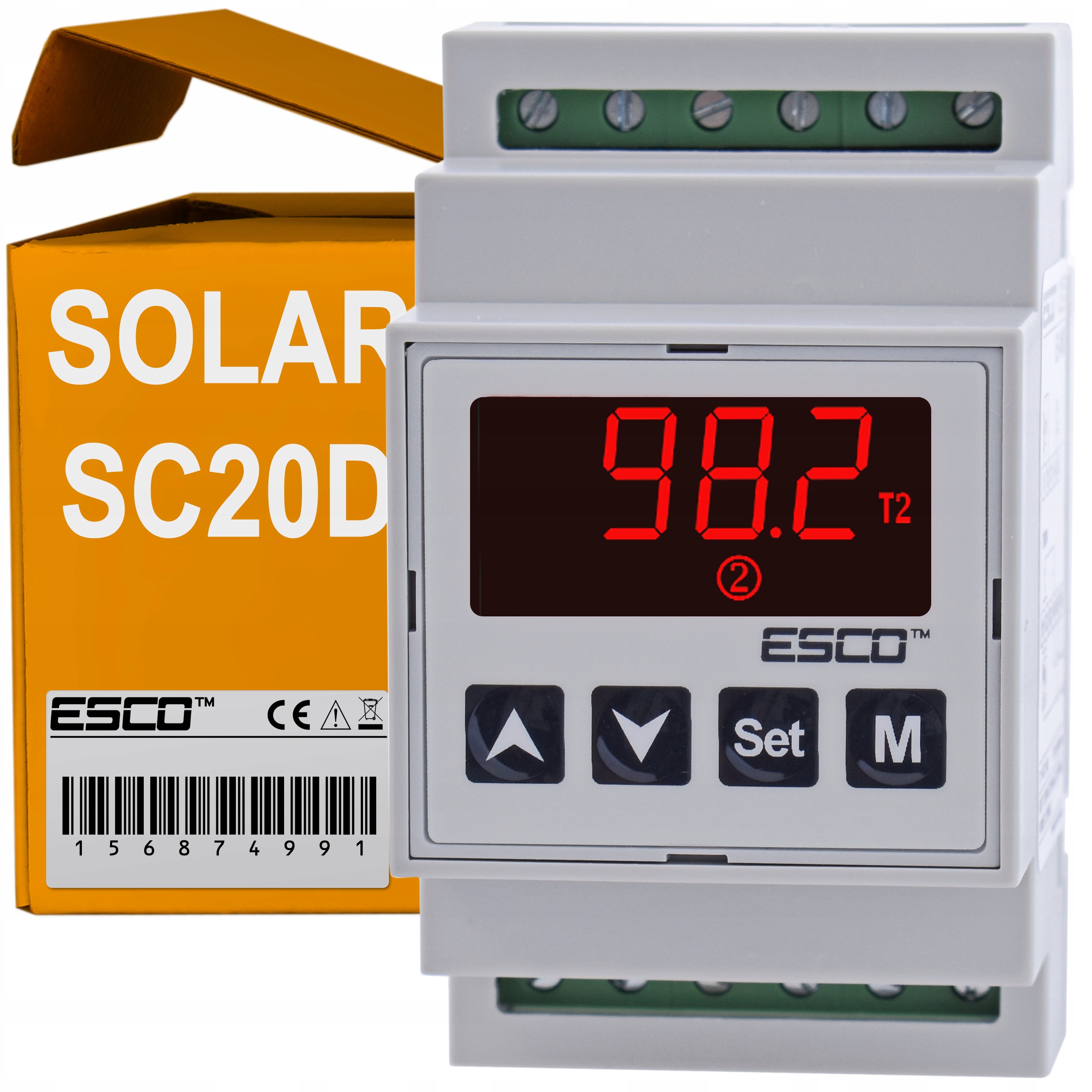 

regulator różnicowy Sterownik Solarny kolektorów