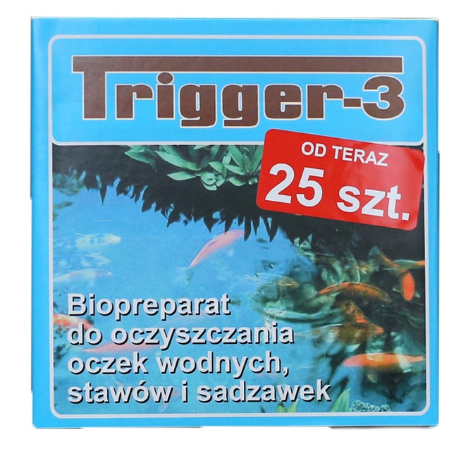 

TRIGGER-3, 25 szt. Bakterie Do Oczka Stop Glonom