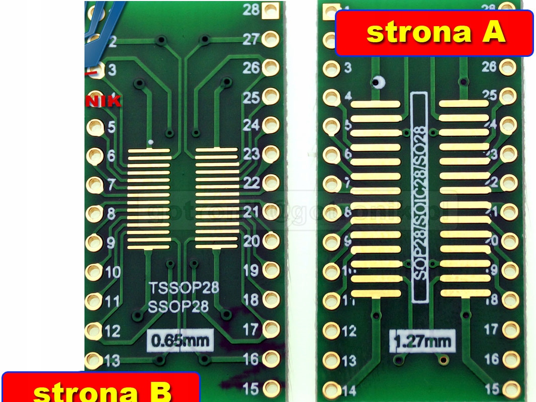 

Płytka drukowana TSSOP28/SOP28-DIP28 GOLD__PCB-123