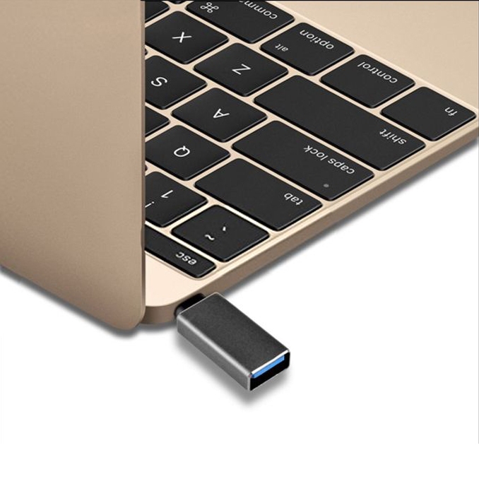 Adapter OTG USB 3.1 USB-C typ C do USB 3.0 Długość kabla 0.05 m