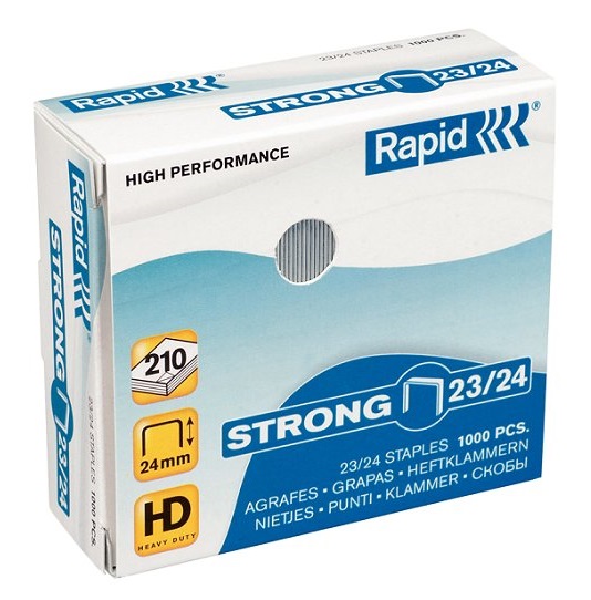 

Zszywki Rapid Strong Bardzo Mocne 23/24 1000 szt