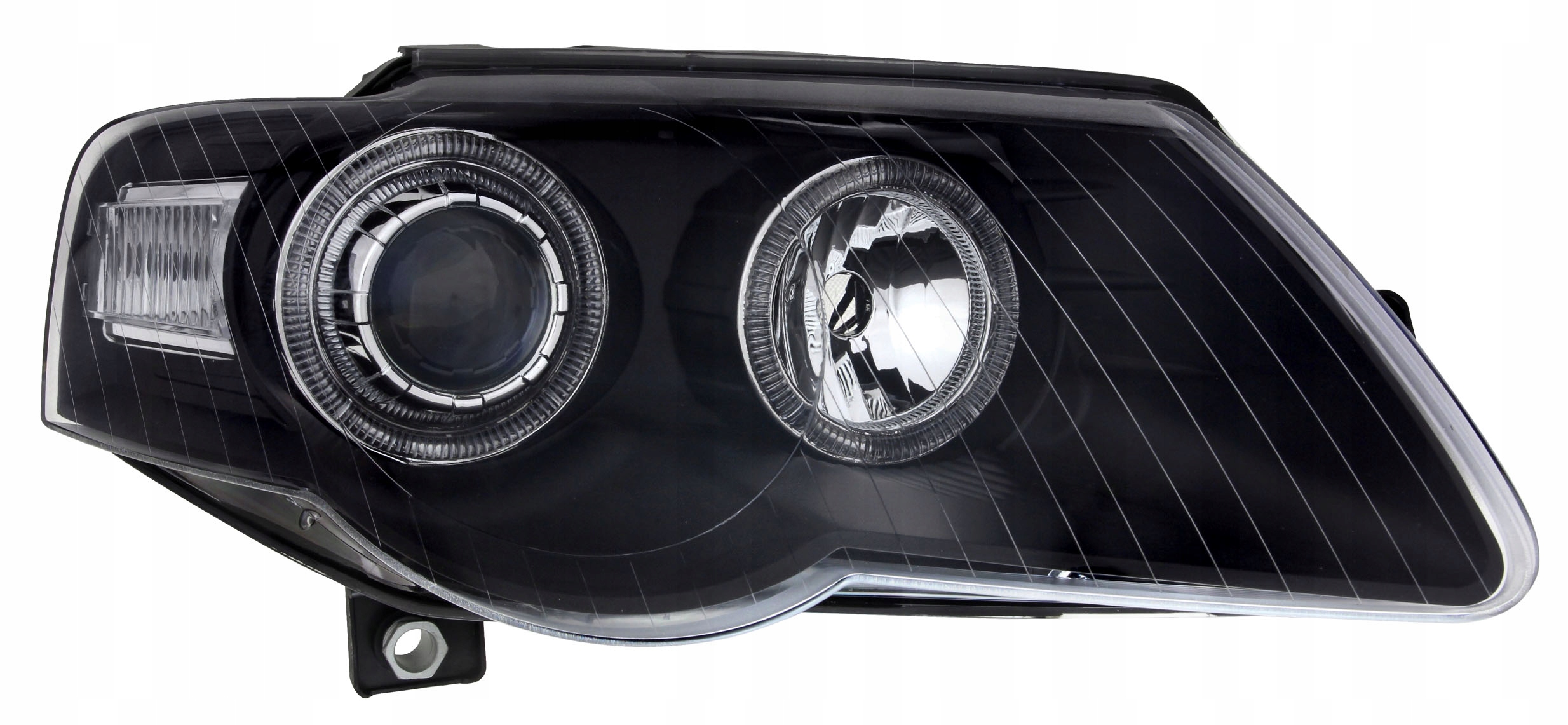 PASSAT B6 3C 05-10 LAMPY reflektory BLACK ringi Producent części CTS Tuning