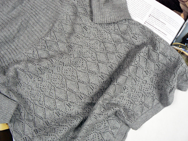 STREET ONE AŻUROWY SWETER TUNIKA BLUZKA 40 Wzór dominujący bez wzoru