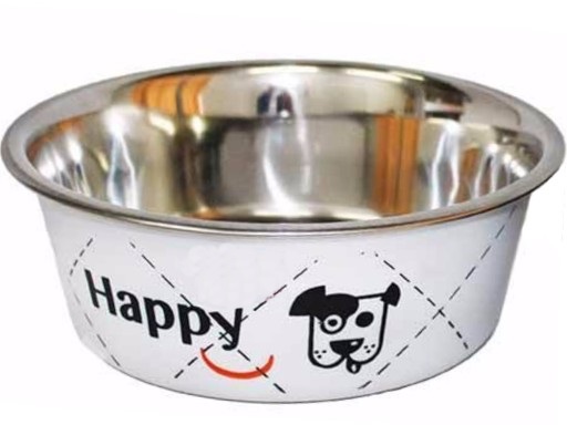 

Zolux Miska metalowa Happy na gumie Psa Kota 800ml
