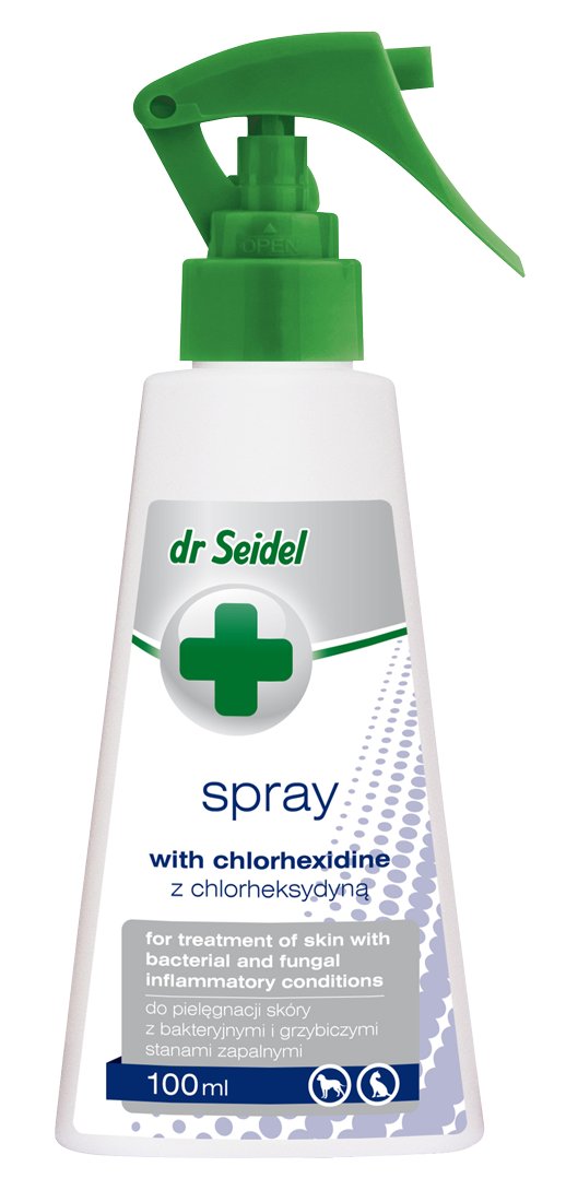 

Dr Seidel Spray z chlorheksydyną na stany zapalne